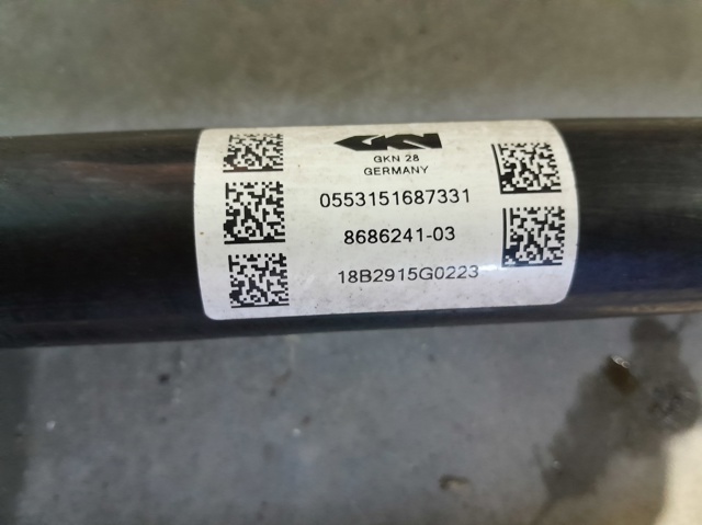 Піввісь задня, ліва 33208686241 BMW