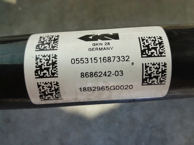 Піввісь задня, права 33208686242 BMW