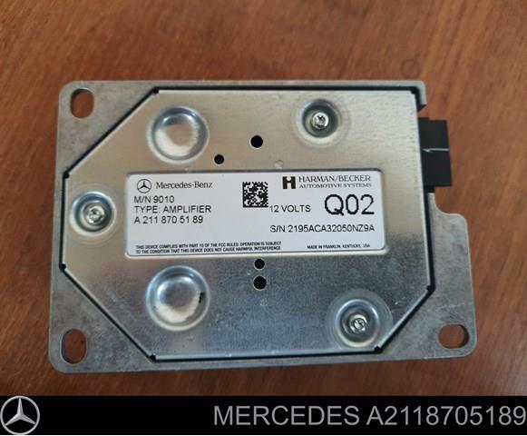 Підсилювач звуку аудіосистеми A2118705189 MERCEDES