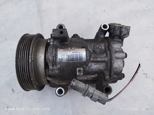 Компресор системи кондиціювання 8200651251 RENAULT