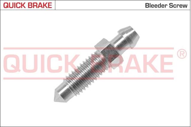 Штуцер прокачування супорту гальмівного, переднього 0011 QUICK BRAKE