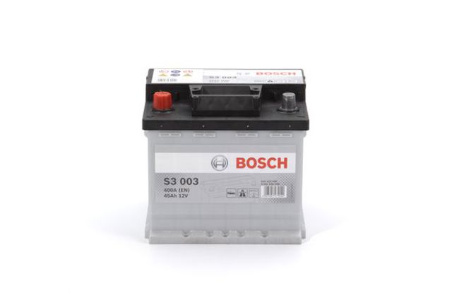 Autooil bosch s3 акумулятор 12в 45а-год / 400a / 207175190 / 1157кг виводи +- 0092S30030