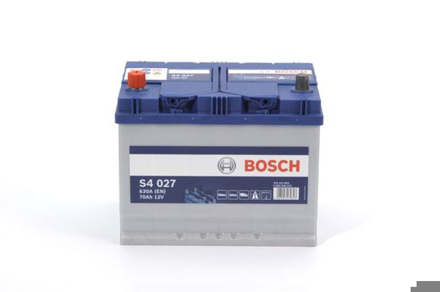 Autooil bosch s4 asia акумулятор 12в/ 70а-год./630а 260173225 16.24г виводи +- 0092S40270