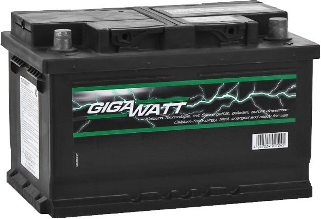 Акумулятор автомобільний 0185757009 GIGAWATT