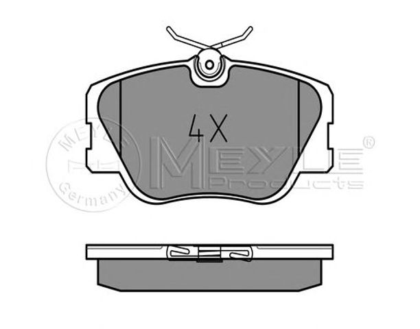 Передні гальмівні колодки 0252094119 MEYLE