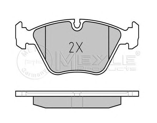 Колодки передні 0252096820 MEYLE