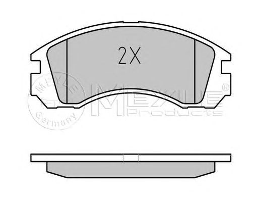 Гальмівні колодки 0252136315W MEYLE