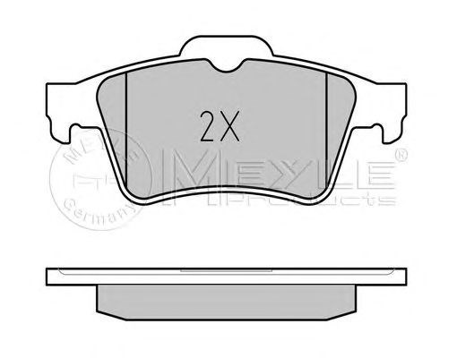 Задні колодки Renault Laguna II