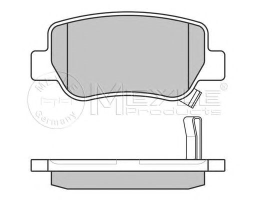 Колодки гальмівні задні, дискові Toyota Avensis 3