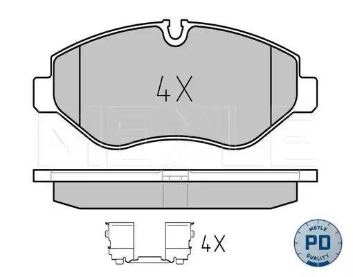 Гальмівні колодки 0252919220PD MEYLE