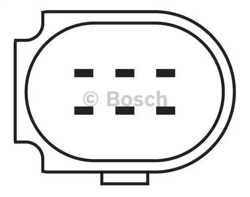 Лямбдазонд, датчик кисню до каталізатора 0258017178 BOSCH