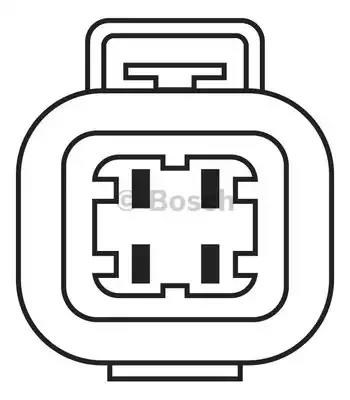 Лямбда зонд, датчик кисню 0258986627 BOSCH