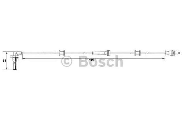 Датчик АБС задній лівий 0265007534 BOSCH
