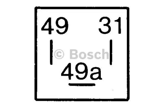 Автомобільні реле поворотів 0335200038 BOSCH