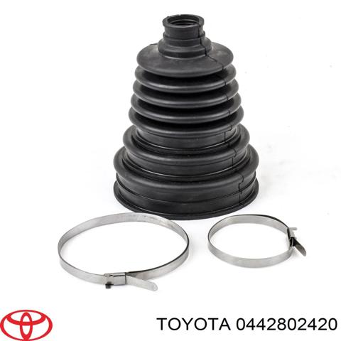 Пильовики шарнірів кутових швидкостей передніх, комплект 0442802420 TOYOTA