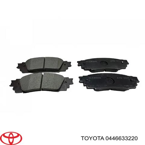 Колодки гальмівні задні, дискові 0446633220 TOYOTA
