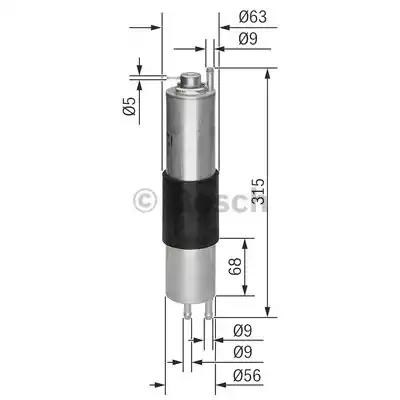 Фільтр паливний 0450905952 BOSCH