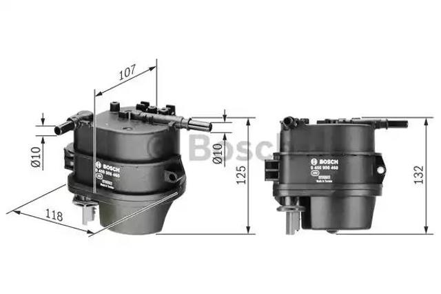 Фільтр паливний 0450906460 BOSCH