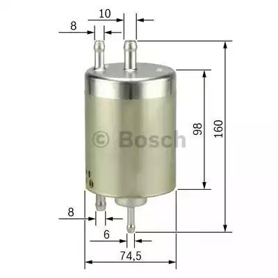 Фільтр тонкого очищення палива 0450915003 BOSCH