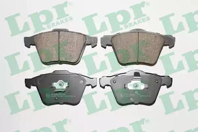 Колодки гальмівні дискові комплект 05P1237 LPR