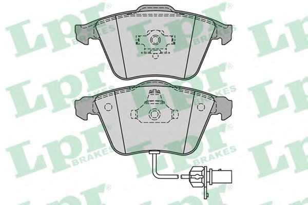 Колодки гальмівні передні, дискові 05P1239 LPR