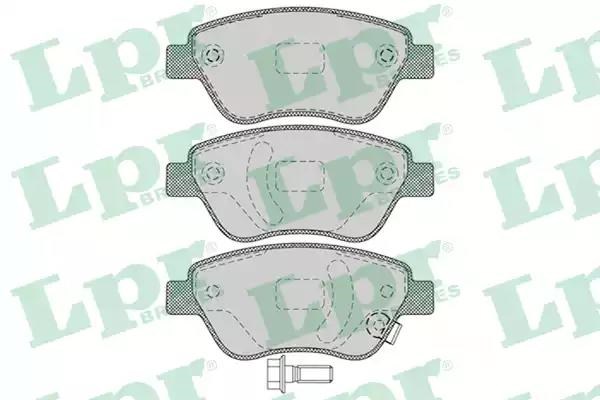 Колодки гальмівні дискові комплект 05P1247 LPR