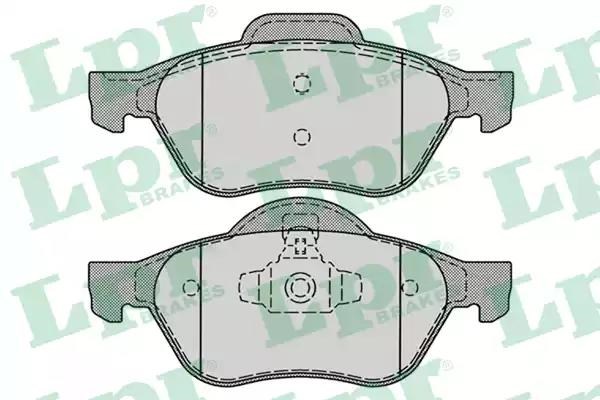 Колодки передні 05P1279 LPR