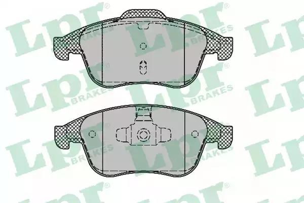 Колодки гальмівні дискові комплект 05P1388 LPR