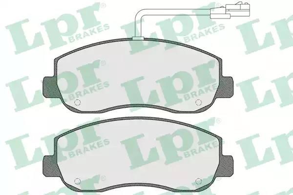 Колодки гальмівні передні, дискові 05P1579 LPR