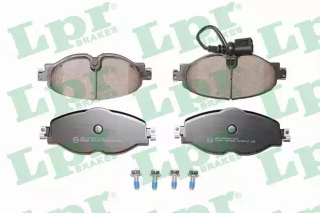 Колодки гальмівні передні, дискові 05P1834 LPR