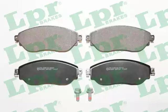 Колодки гальмівні передні, дискові 05P1901 LPR