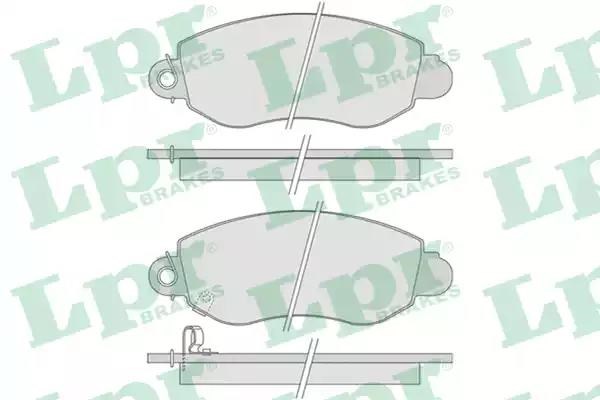 Колодки гальмівні передні, дискові 05P775 LPR