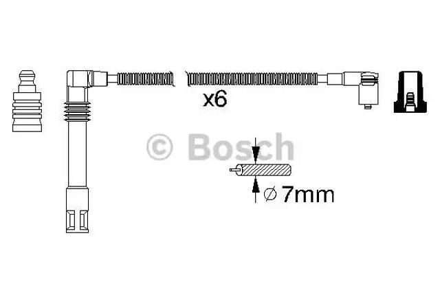Проводи високовольтні 0986356321 BOSCH