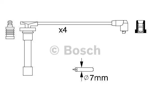 Дроти запалювання 0986356721 BOSCH
