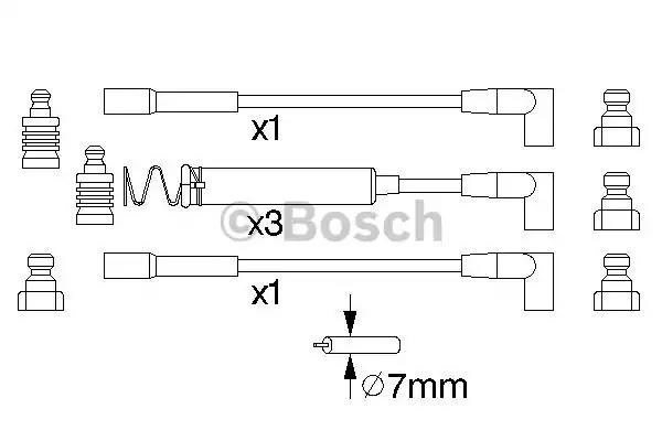 Дріт високовольтний 0986356723 BOSCH