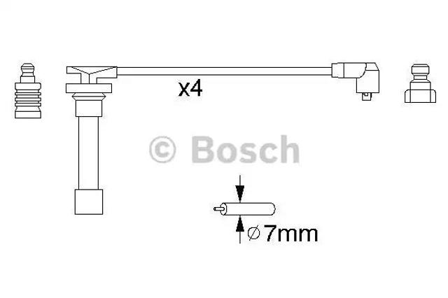 Дріт високовольтний 0986356821 BOSCH