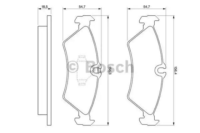 Колодки гальмівні задні, дискові 0986424219 BOSCH