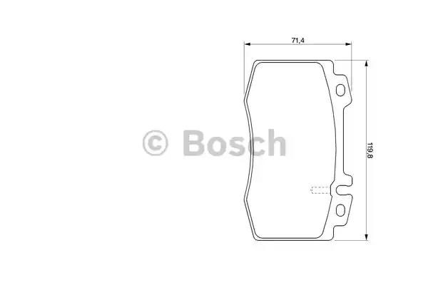 Гальмівні колодки 0986424705 BOSCH