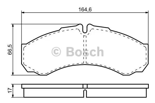 Гальмівні колодки 0986424833 BOSCH