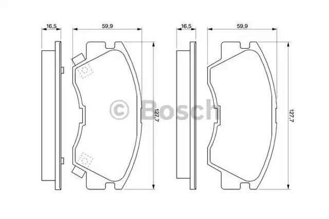 Тормозні колодки 0986460978 BOSCH