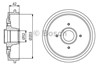 Барабан гальмівний задній 0986477201 BOSCH