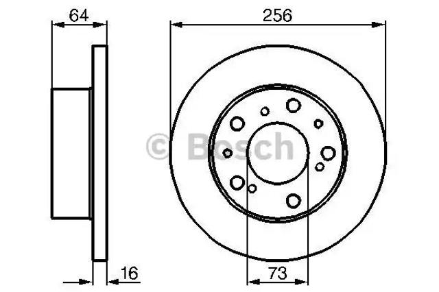 Ротор гальмівний 0986478200 BOSCH