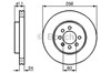 Гальмо дискове переднє 0986478286 BOSCH