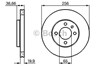 Ротор гальмівний 0986478308 BOSCH