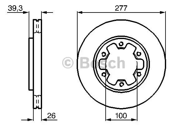 Ротор гальмівний 0986478532 BOSCH