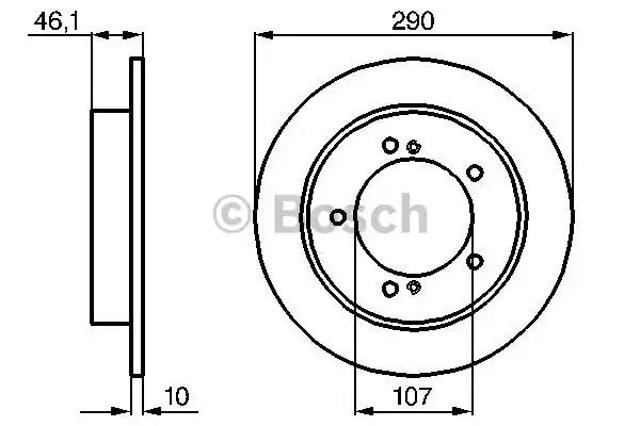 Ротор гальмівний 0986478539 BOSCH