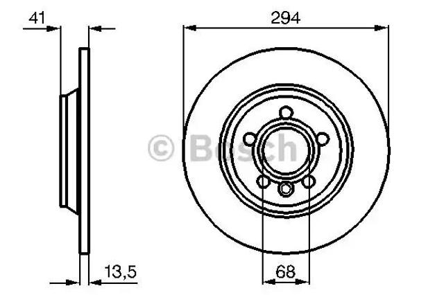 Дискові гальма 0986478569 BOSCH