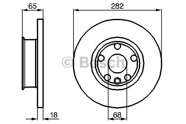 Ротор гальмівний 0986478613 BOSCH