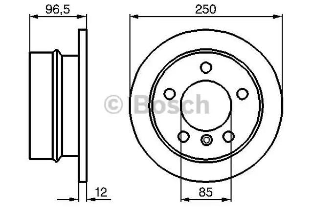 Дискові гальма 0986478863 BOSCH