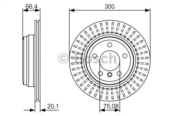 Задні дискові гальма 0986479045 BOSCH